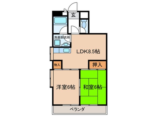 第３猪飼ビルの物件間取画像